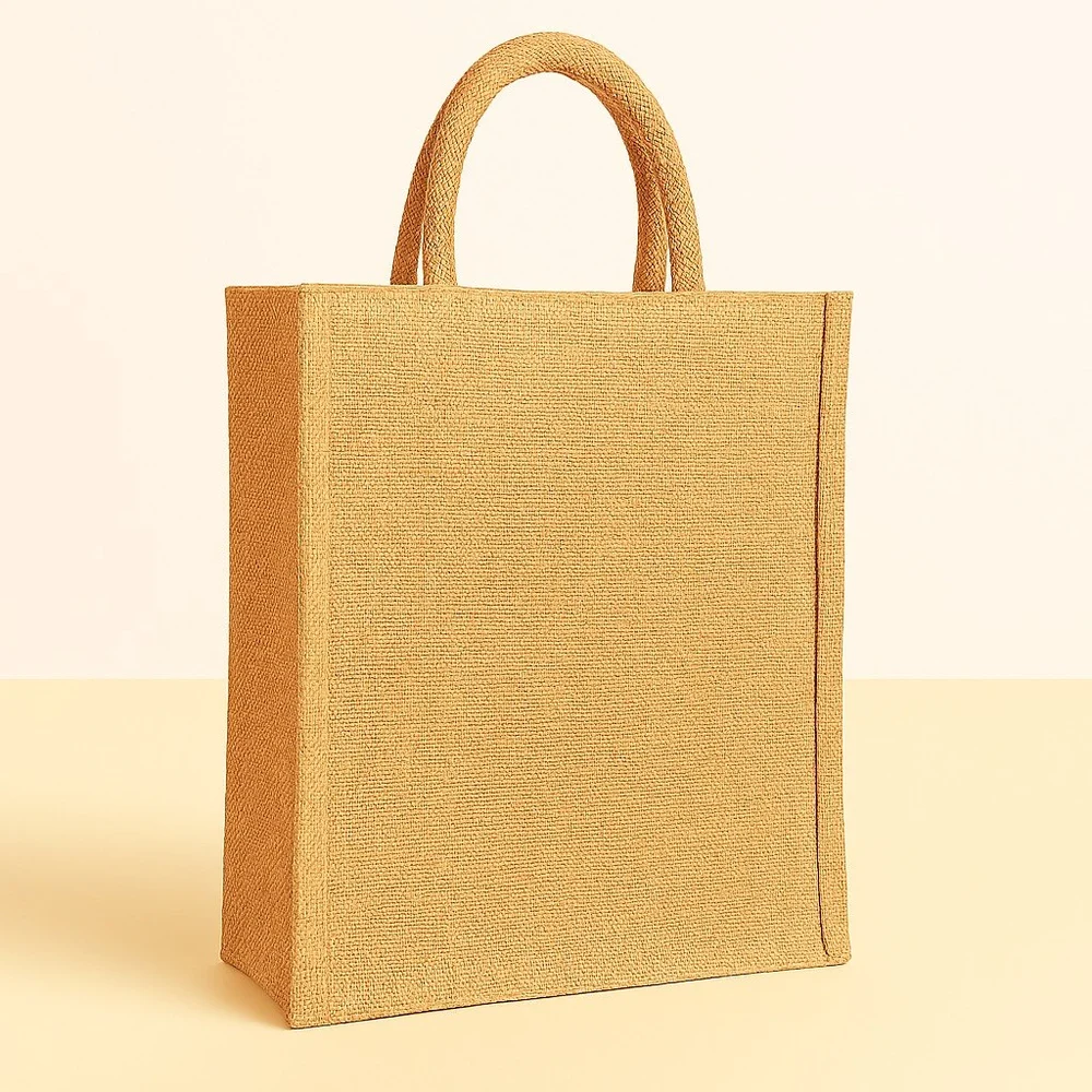 Printed Jute Tote Bags Wholesale