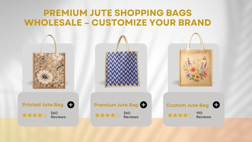 Jute Shopping Bags Wholesale
