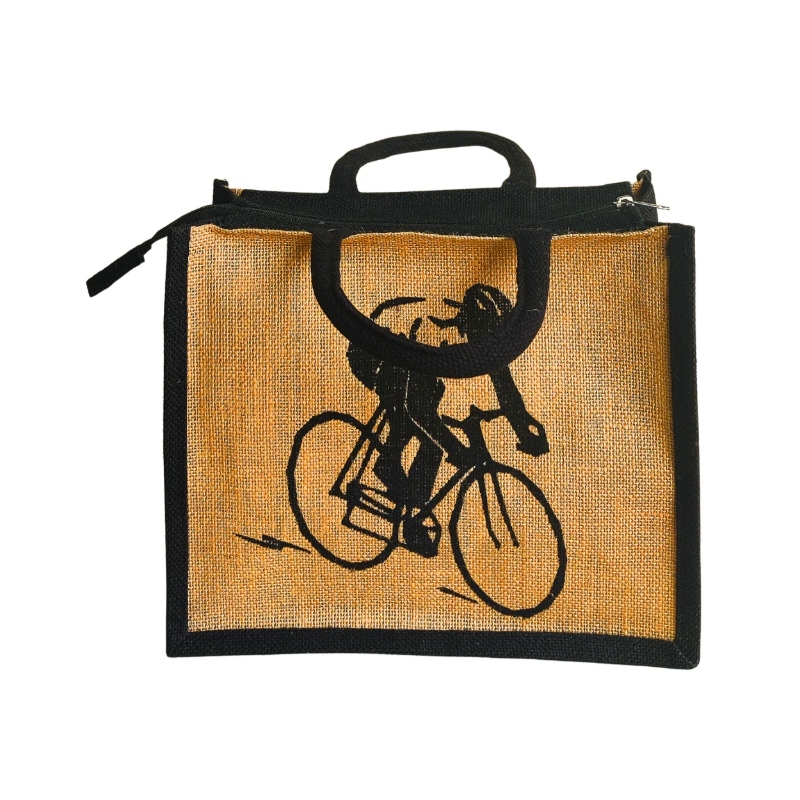 Printed Jute Lunch Bags